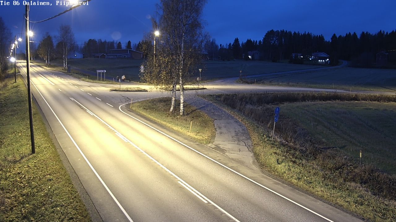 Kelikamerat Kuva Tie 86 Oulainen, Piipsjärvi, Oulainen, Pohjois-Pohjanmaa