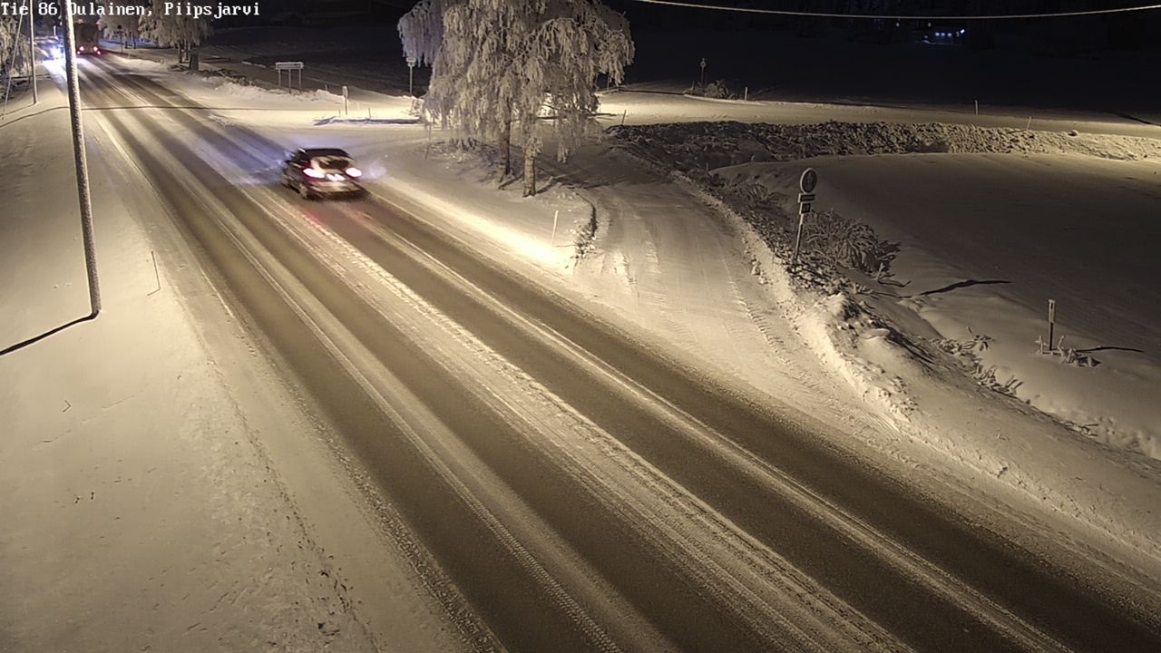 Weather Camera Image Road 86 Oulainen, Piipsjärvi, Oulainen, Pohjois-Pohjanmaa