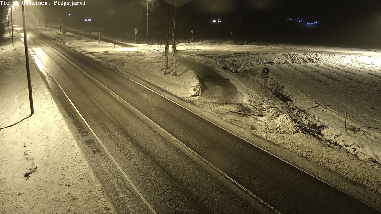 Weather Camera Image Road 86 Oulainen, Piipsjärvi, Oulainen, Pohjois-Pohjanmaa