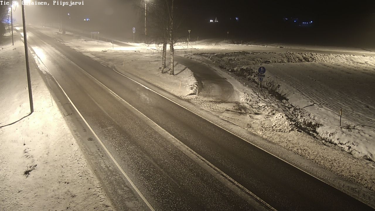 Weather Camera Image Road 86 Oulainen, Piipsjärvi, Oulainen, Pohjois-Pohjanmaa