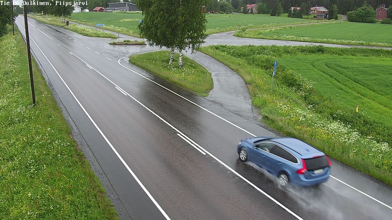 Kelikamerat Kuva Tie 86 Oulainen, Piipsjärvi, Oulainen, Pohjois-Pohjanmaa