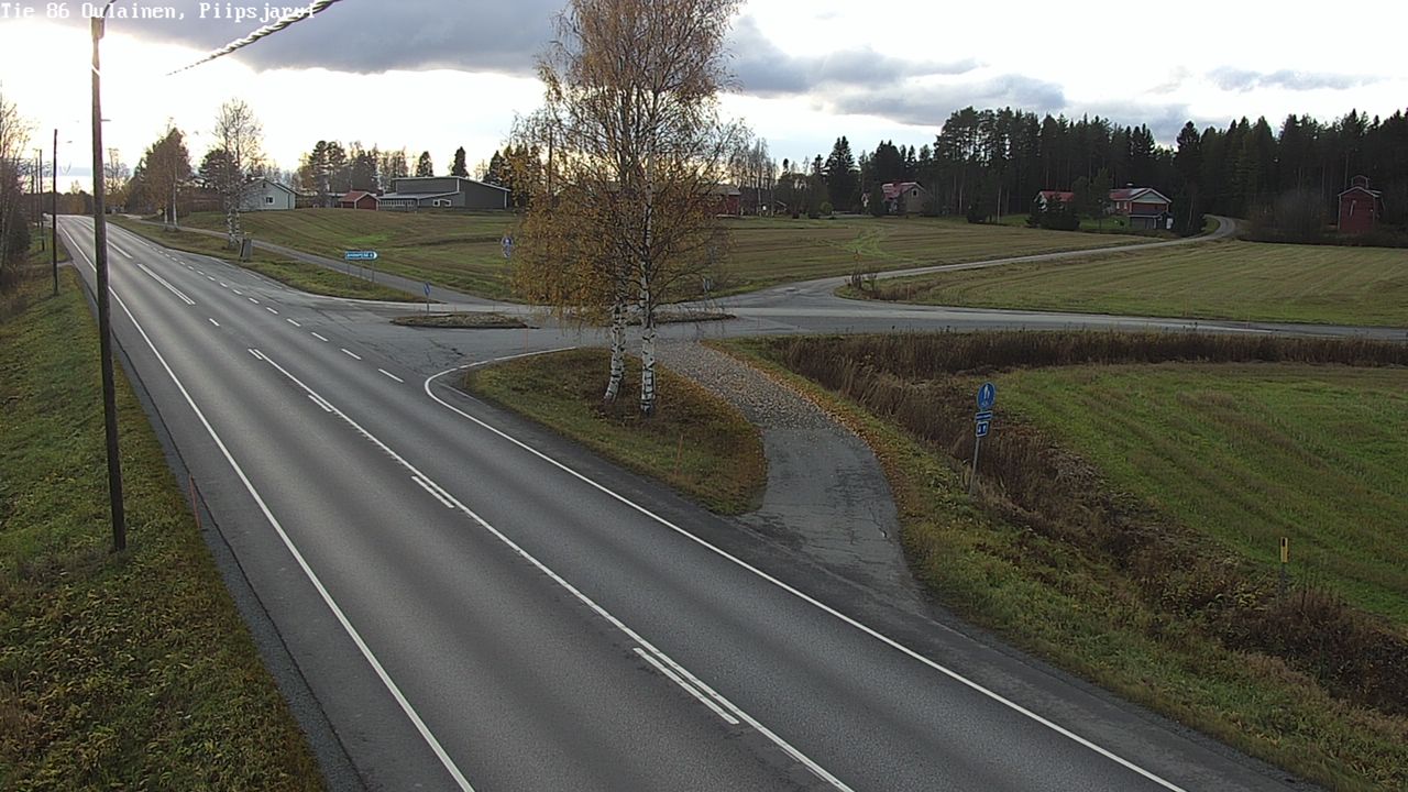 Kelikamerat Kuva Tie 86 Oulainen, Piipsjärvi, Oulainen, Pohjois-Pohjanmaa