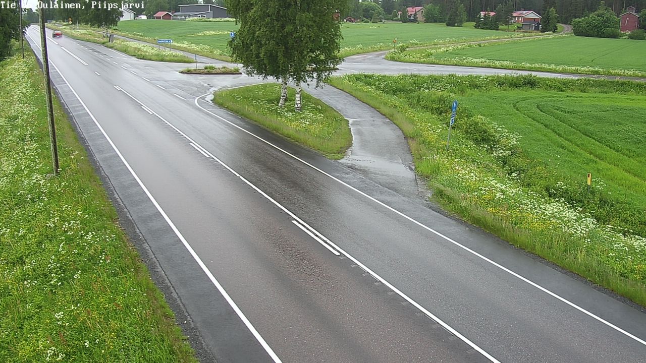 Kelikamerat Kuva Tie 86 Oulainen, Piipsjärvi, Oulainen, Pohjois-Pohjanmaa