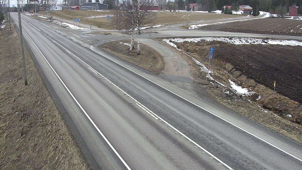 Kelikamerat Kuva Tie 86 Oulainen, Piipsjärvi, Oulainen, Pohjois-Pohjanmaa