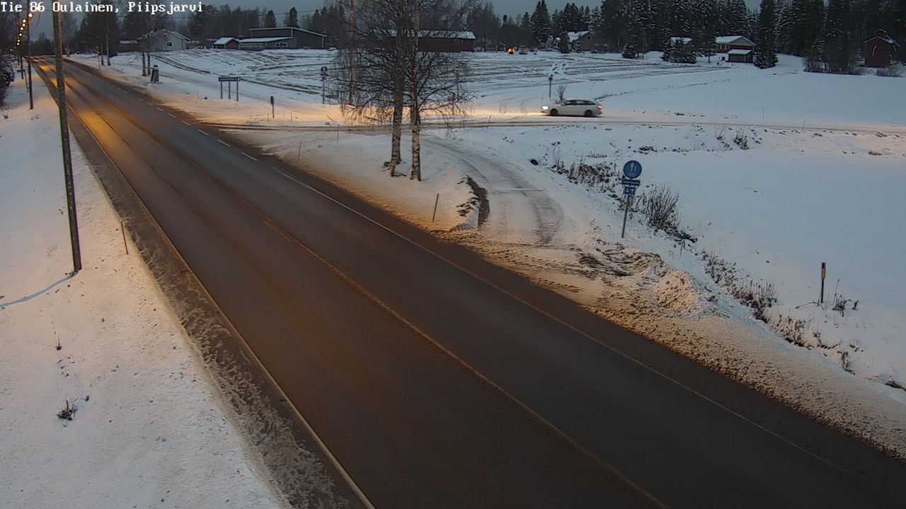 Kelikamerat Kuva Tie 86 Oulainen, Piipsjärvi, Oulainen, Pohjois-Pohjanmaa