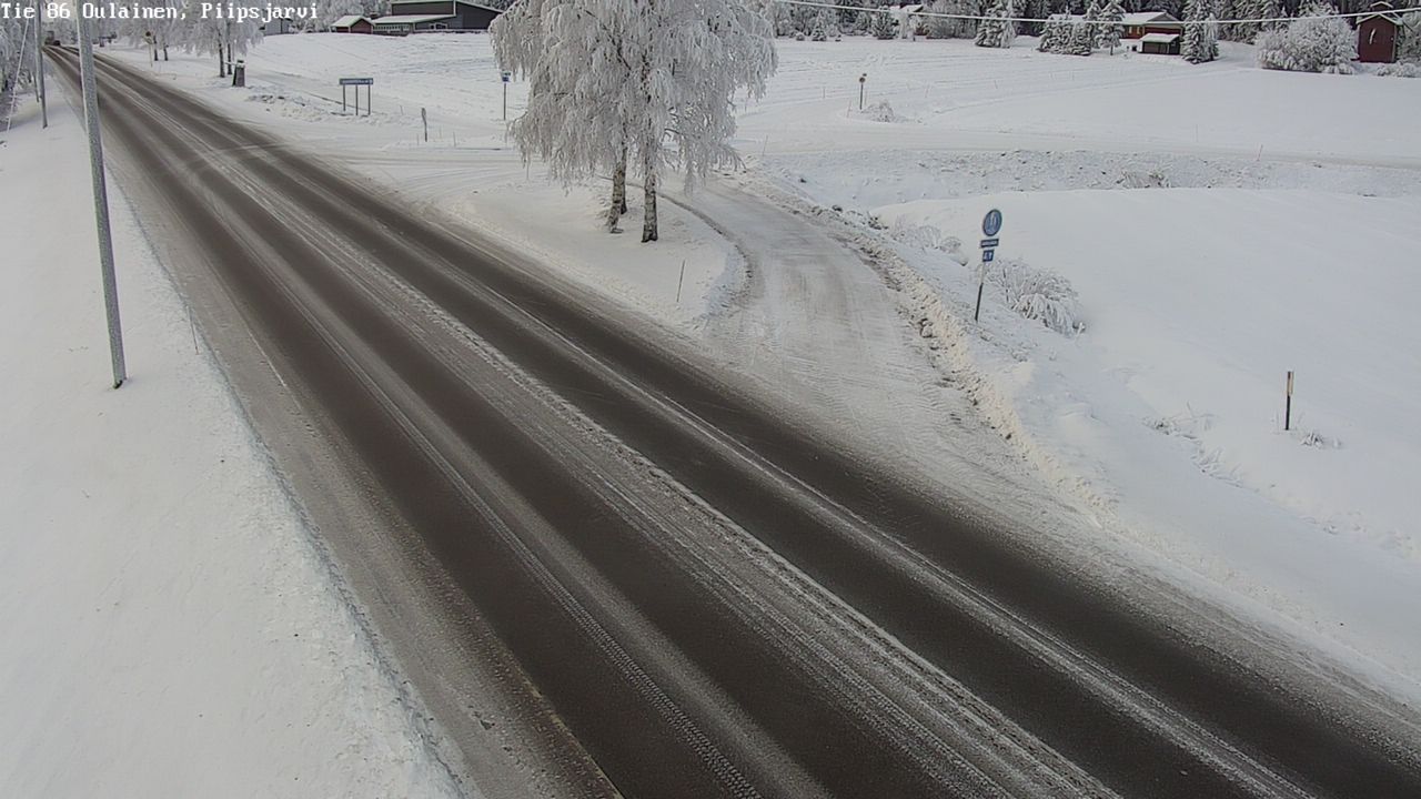 Kelikamerat Kuva Tie 86 Oulainen, Piipsjärvi, Oulainen, Pohjois-Pohjanmaa