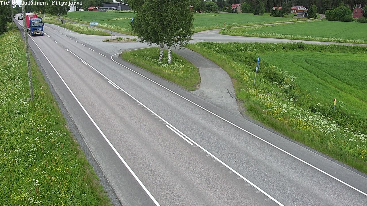Kelikamerat Kuva Tie 86 Oulainen, Piipsjärvi, Oulainen, Pohjois-Pohjanmaa