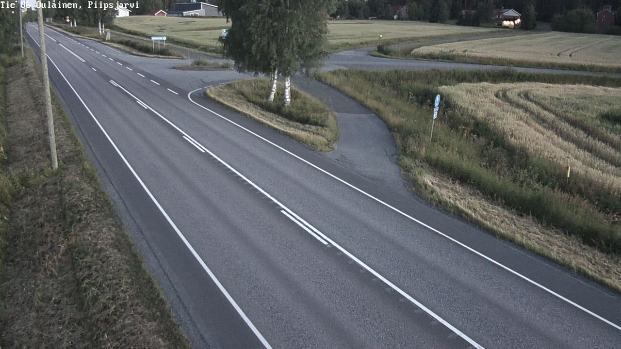 Kelikamerat Kuva Tie 86 Oulainen, Piipsjärvi, Oulainen, Pohjois-Pohjanmaa