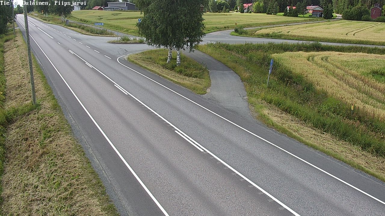 Weather Camera Image Road 86 Oulainen, Piipsjärvi, Oulainen, Pohjois-Pohjanmaa