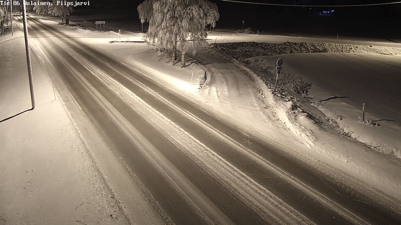 Kelikamerat Kuva Tie 86 Oulainen, Piipsjärvi, Oulainen, Pohjois-Pohjanmaa