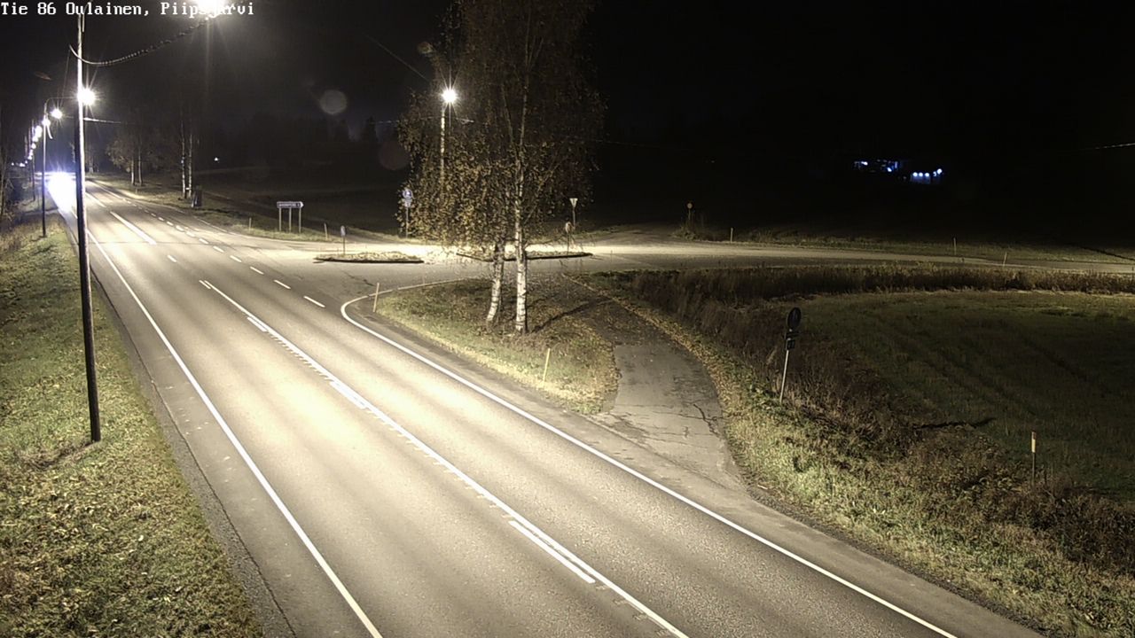 Kelikamerat Kuva Tie 86 Oulainen, Piipsjärvi, Oulainen, Pohjois-Pohjanmaa