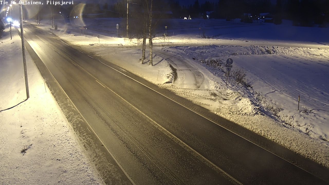 Kelikamerat Kuva Tie 86 Oulainen, Piipsjärvi, Oulainen, Pohjois-Pohjanmaa
