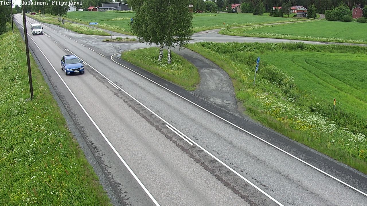 Kelikamerat Kuva Tie 86 Oulainen, Piipsjärvi, Oulainen, Pohjois-Pohjanmaa