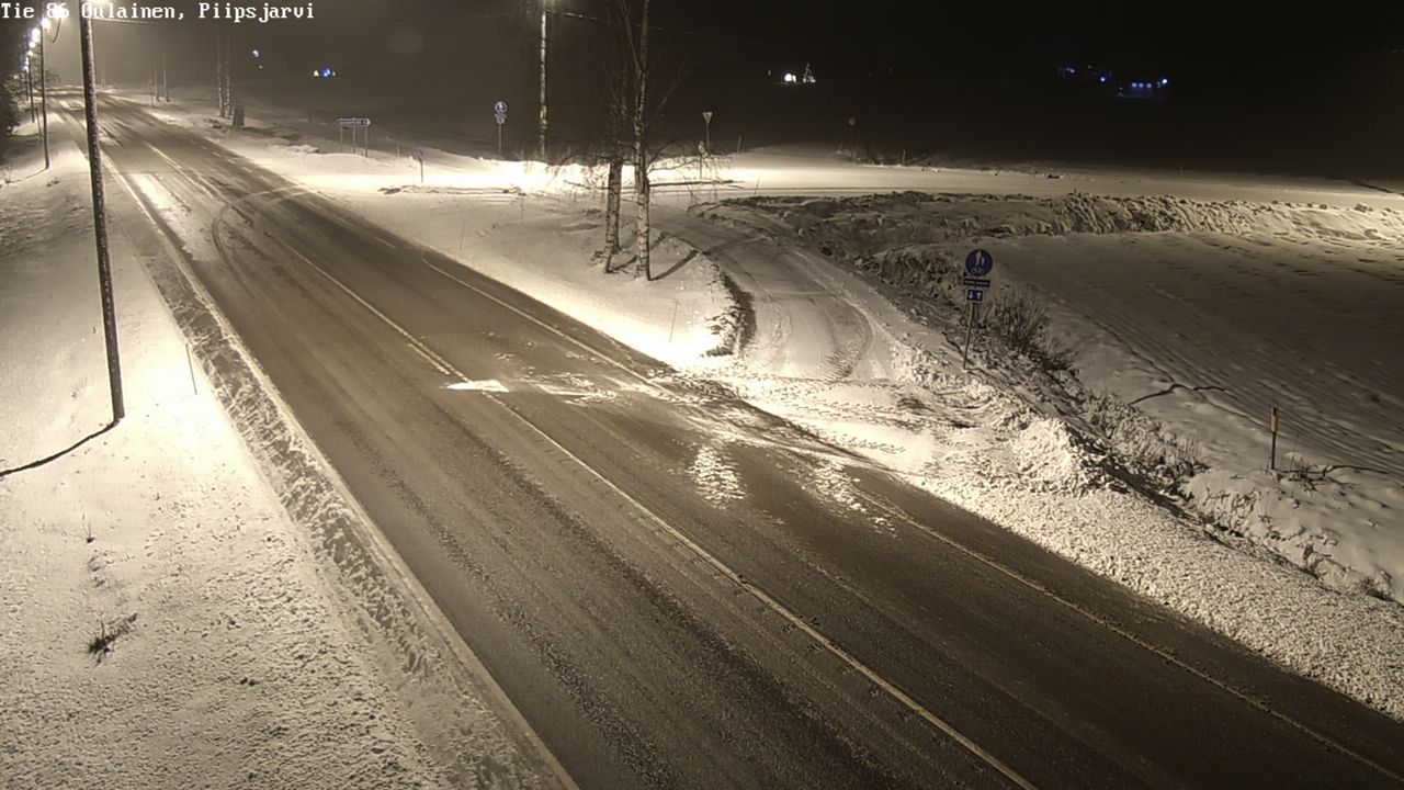 Kelikamerat Kuva Tie 86 Oulainen, Piipsjärvi, Oulainen, Pohjois-Pohjanmaa