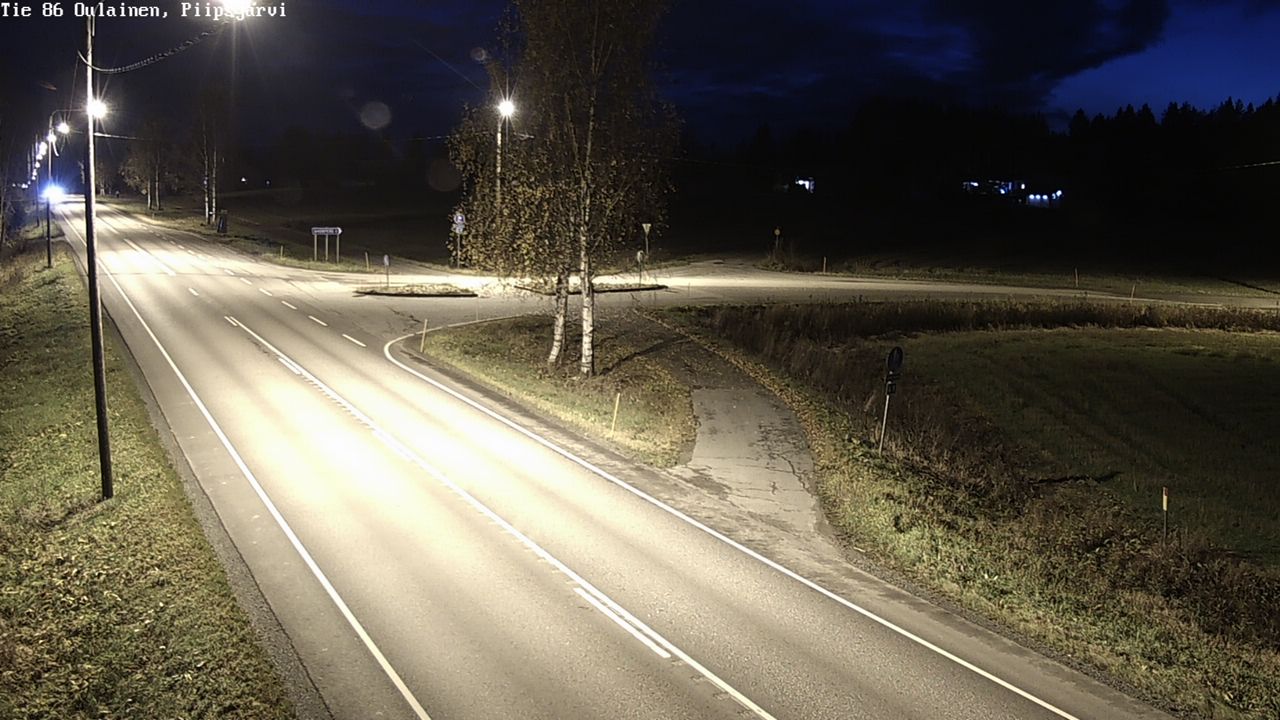 Kelikamerat Kuva Tie 86 Oulainen, Piipsjärvi, Oulainen, Pohjois-Pohjanmaa