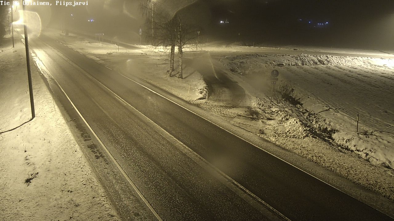 Weather Camera Image Road 86 Oulainen, Piipsjärvi, Oulainen, Pohjois-Pohjanmaa