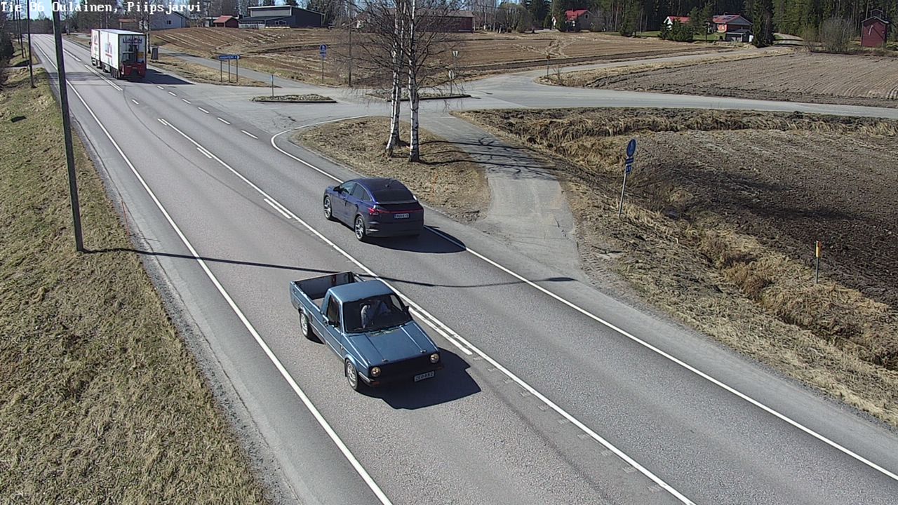 Weather Camera Image Road 86 Oulainen, Piipsjärvi, Oulainen, Pohjois-Pohjanmaa
