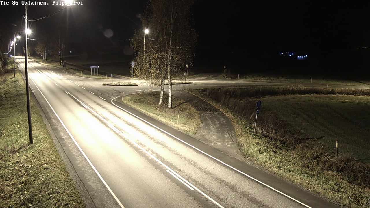 Kelikamerat Kuva Tie 86 Oulainen, Piipsjärvi, Oulainen, Pohjois-Pohjanmaa