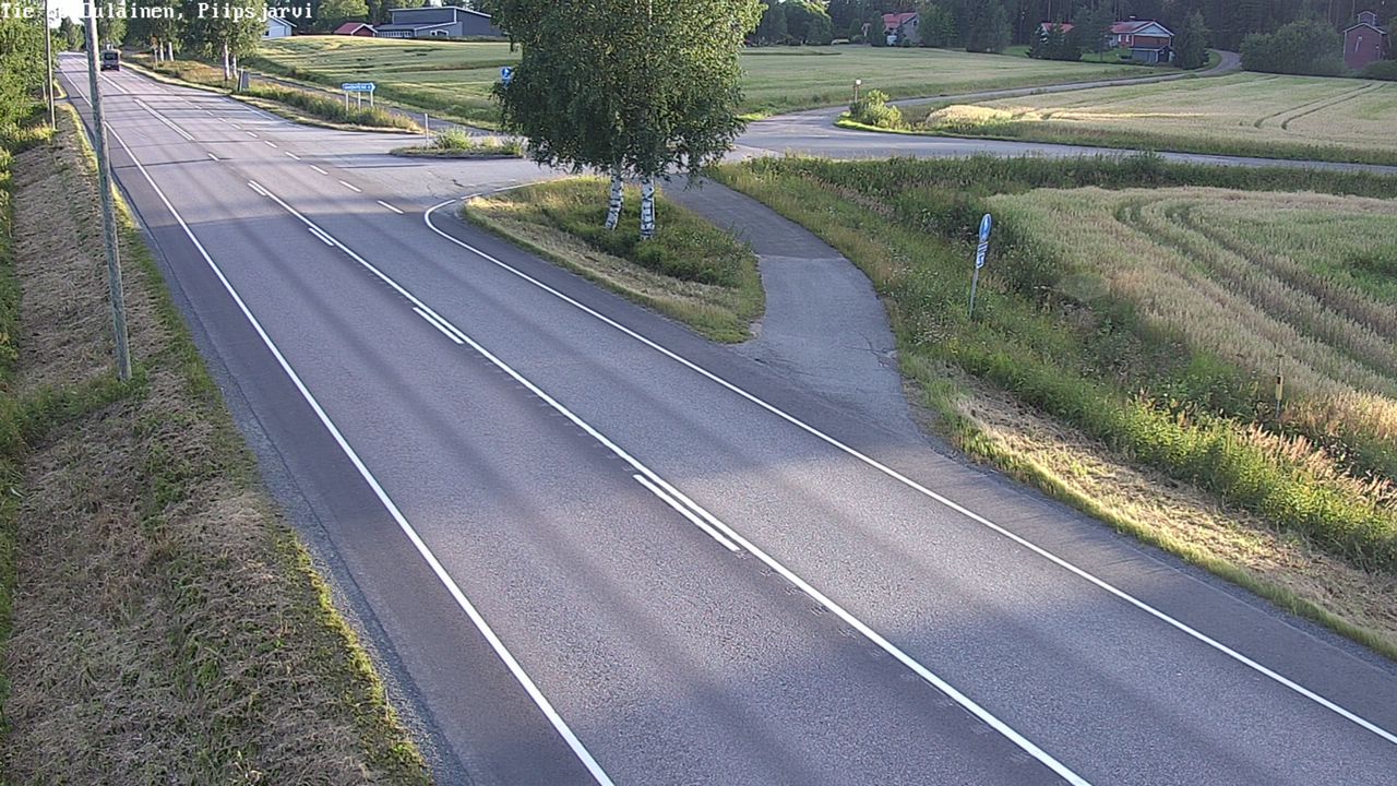 Kelikamerat Kuva Tie 86 Oulainen, Piipsjärvi, Oulainen, Pohjois-Pohjanmaa