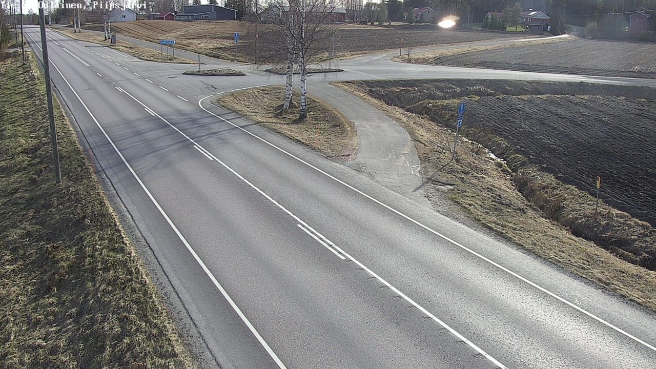 Weather Camera Image Road 86 Oulainen, Piipsjärvi, Oulainen, Pohjois-Pohjanmaa