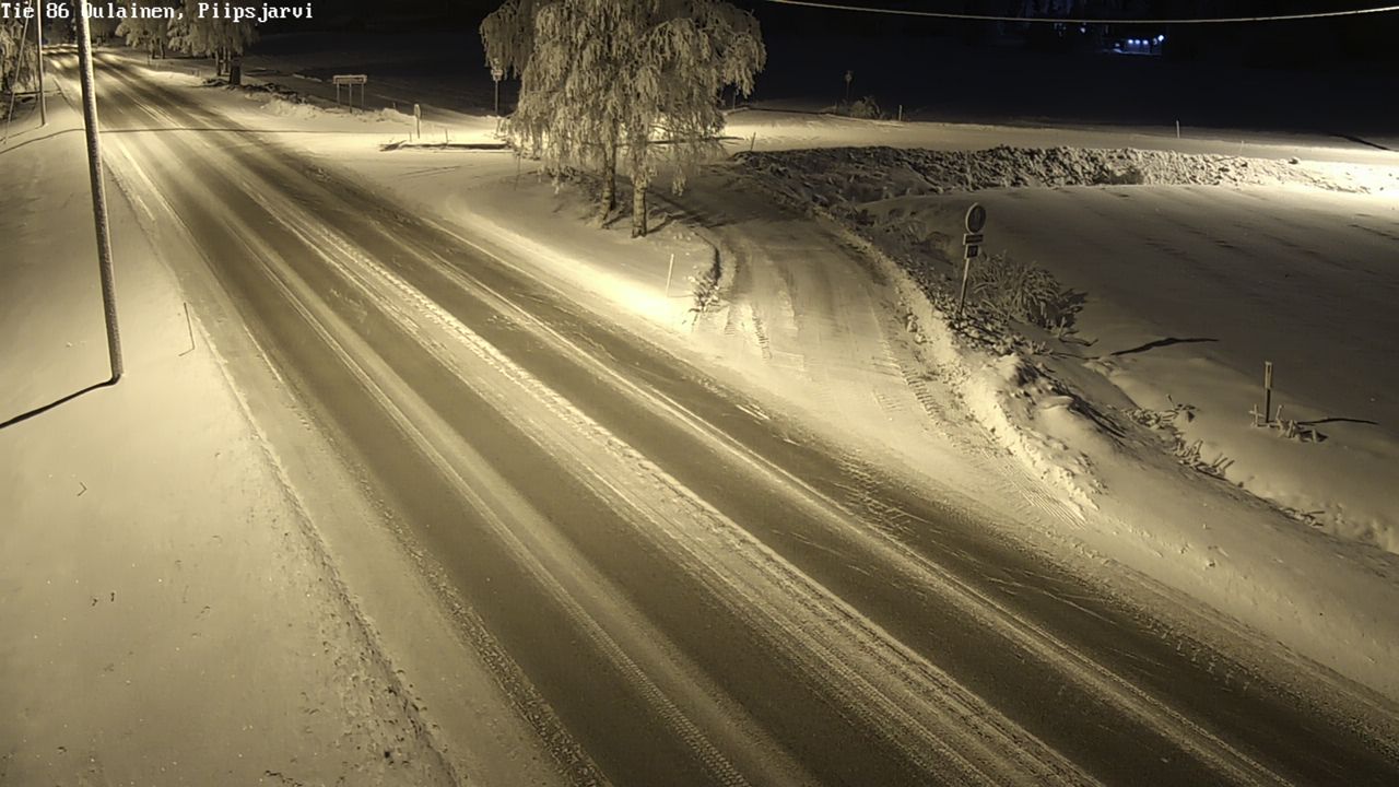 Kelikamerat Kuva Tie 86 Oulainen, Piipsjärvi, Oulainen, Pohjois-Pohjanmaa