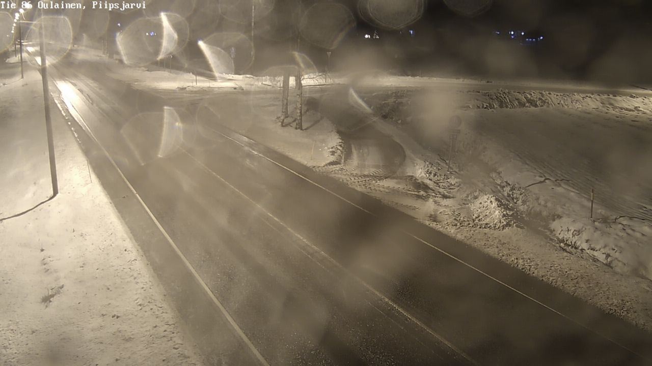 Kelikamerat Kuva Tie 86 Oulainen, Piipsjärvi, Oulainen, Pohjois-Pohjanmaa