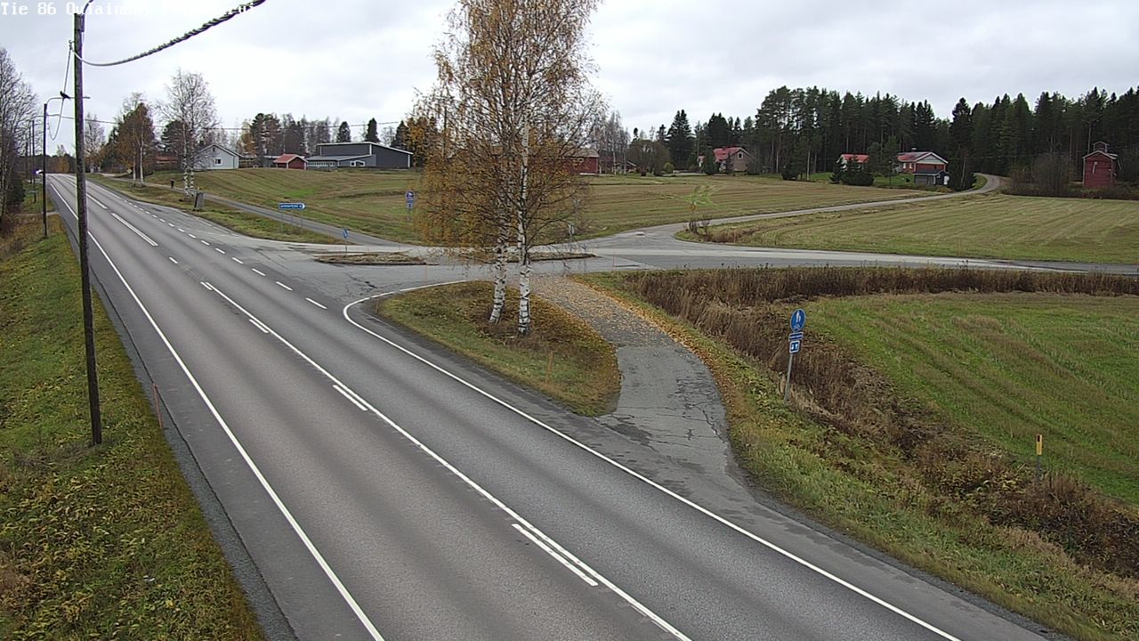 Kelikamerat Kuva Tie 86 Oulainen, Piipsjärvi, Oulainen, Pohjois-Pohjanmaa
