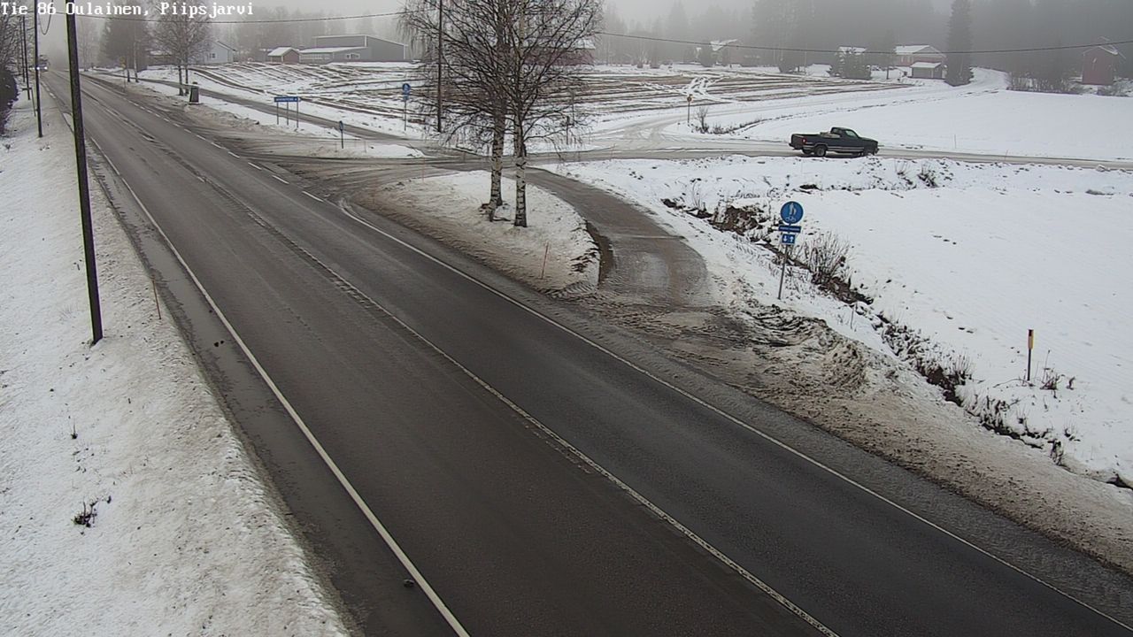 Weather Camera Image Road 86 Oulainen, Piipsjärvi, Oulainen, Pohjois-Pohjanmaa