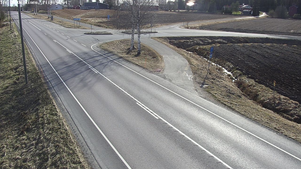 Weather Camera Image Road 86 Oulainen, Piipsjärvi, Oulainen, Pohjois-Pohjanmaa