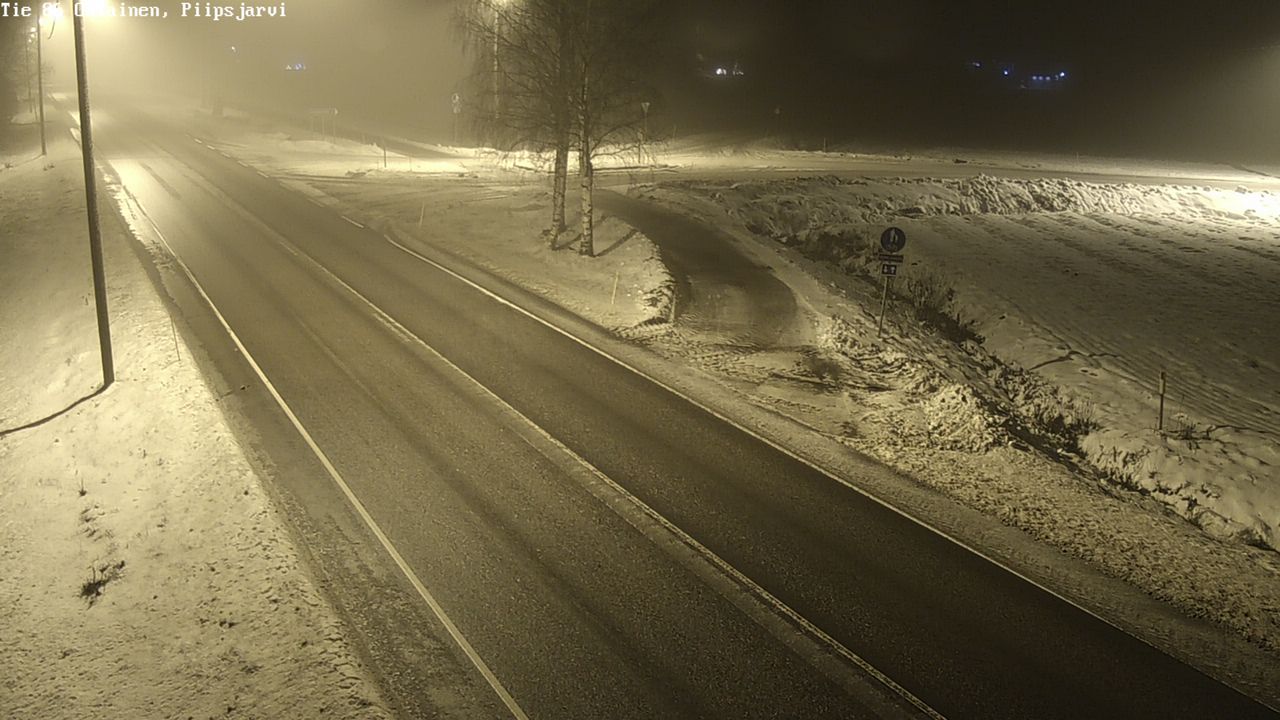 Weather Camera Image Road 86 Oulainen, Piipsjärvi, Oulainen, Pohjois-Pohjanmaa