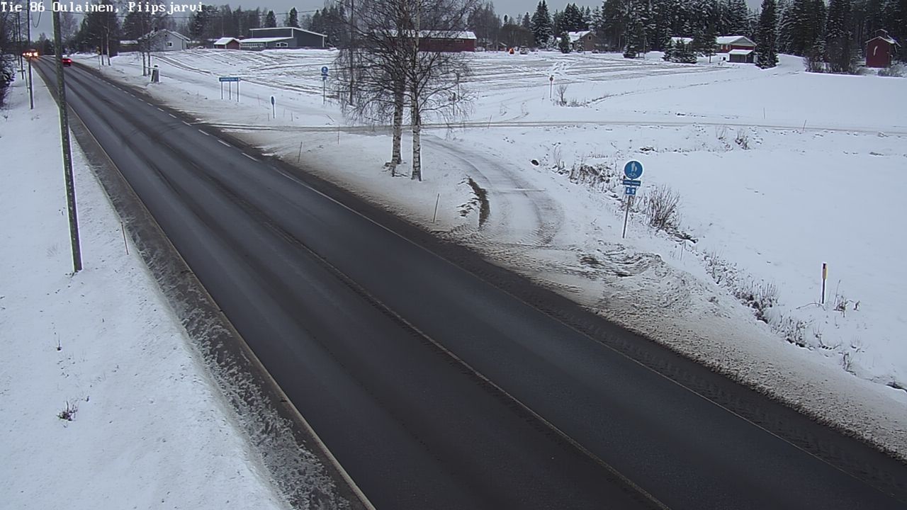Kelikamerat Kuva Tie 86 Oulainen, Piipsjärvi, Oulainen, Pohjois-Pohjanmaa