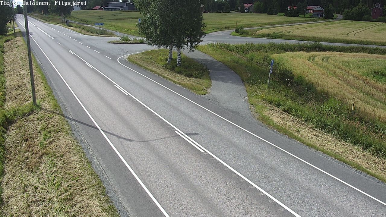 Kelikamerat Kuva Tie 86 Oulainen, Piipsjärvi, Oulainen, Pohjois-Pohjanmaa