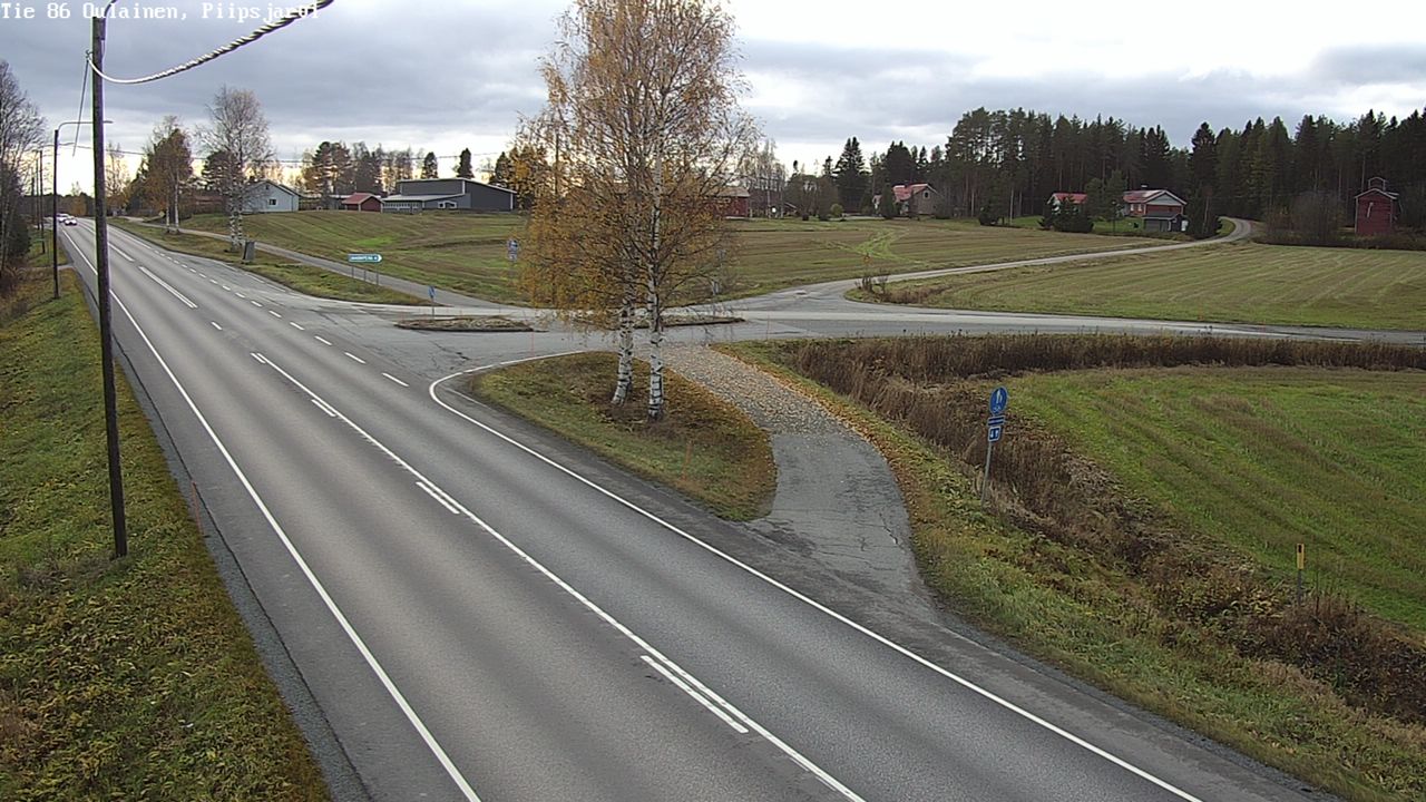 Kelikamerat Kuva Tie 86 Oulainen, Piipsjärvi, Oulainen, Pohjois-Pohjanmaa