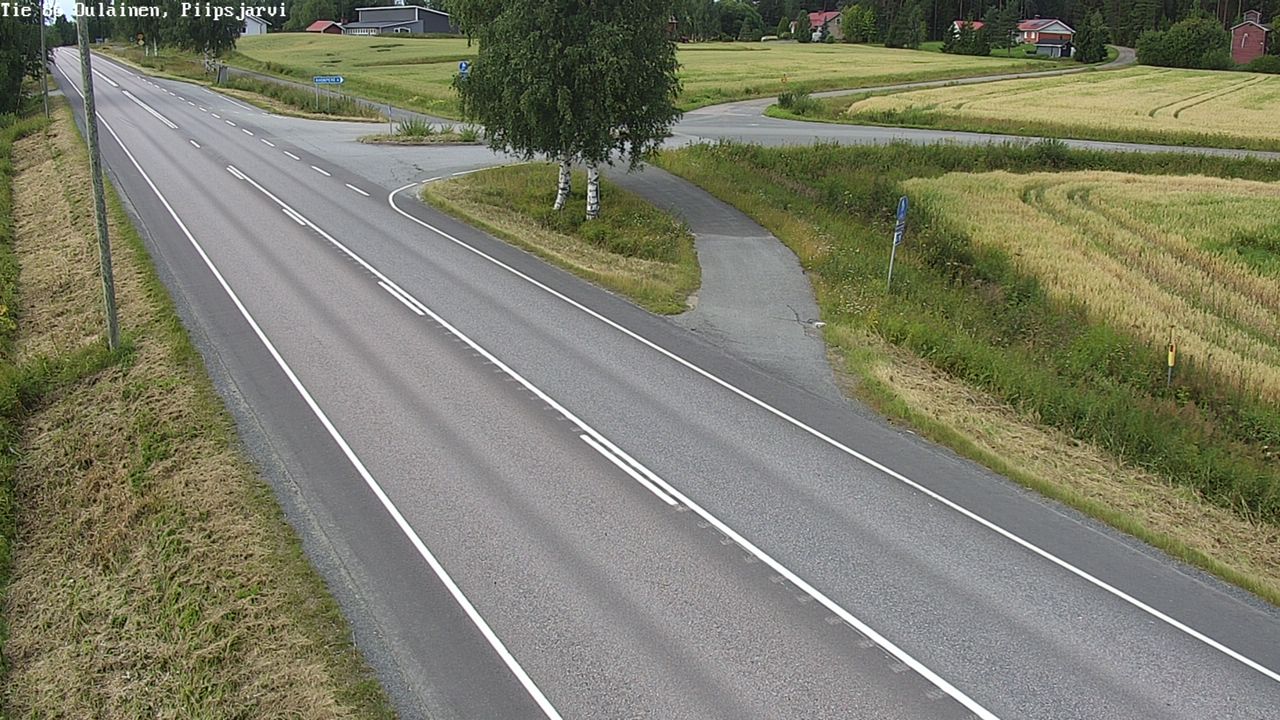 Weather Camera Image Road 86 Oulainen, Piipsjärvi, Oulainen, Pohjois-Pohjanmaa