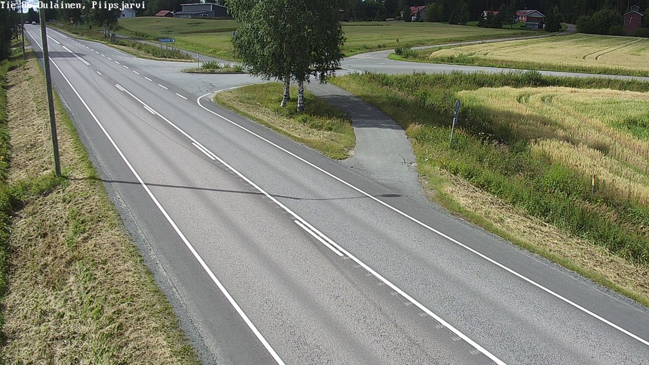 Kelikamerat Kuva Tie 86 Oulainen, Piipsjärvi, Oulainen, Pohjois-Pohjanmaa