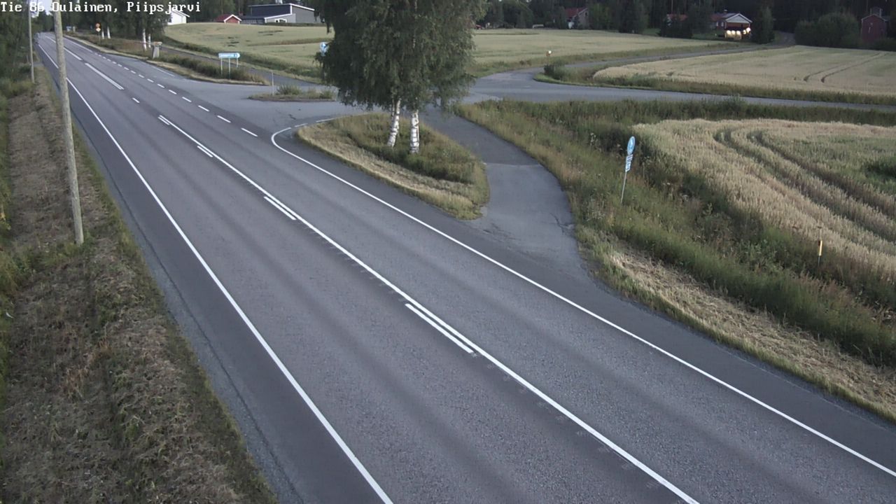 Kelikamerat Kuva Tie 86 Oulainen, Piipsjärvi, Oulainen, Pohjois-Pohjanmaa