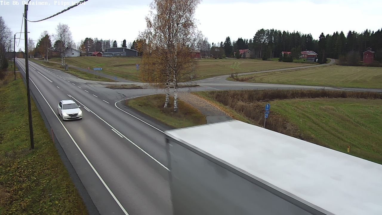 Kelikamerat Kuva Tie 86 Oulainen, Piipsjärvi, Oulainen, Pohjois-Pohjanmaa