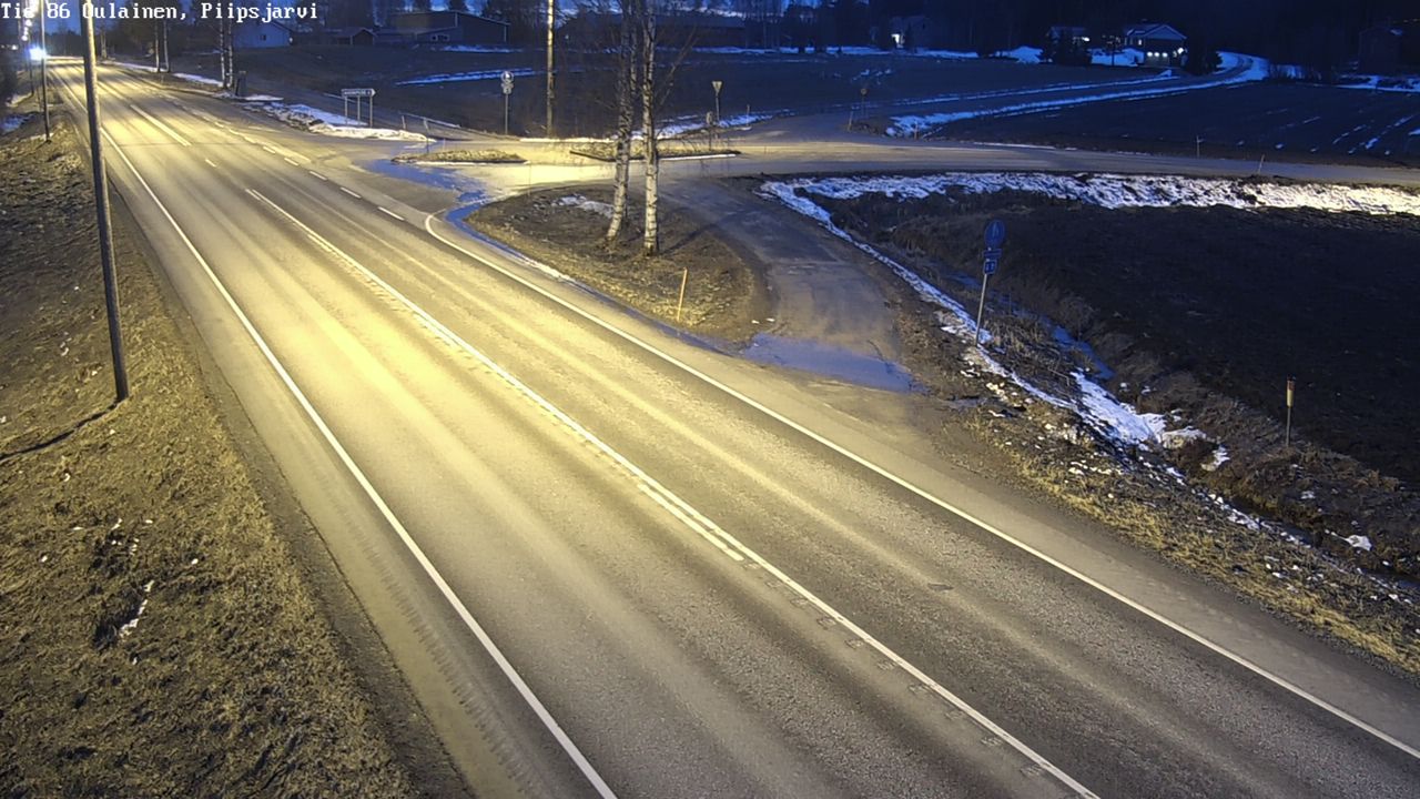 Kelikamerat Kuva Tie 86 Oulainen, Piipsjärvi, Oulainen, Pohjois-Pohjanmaa