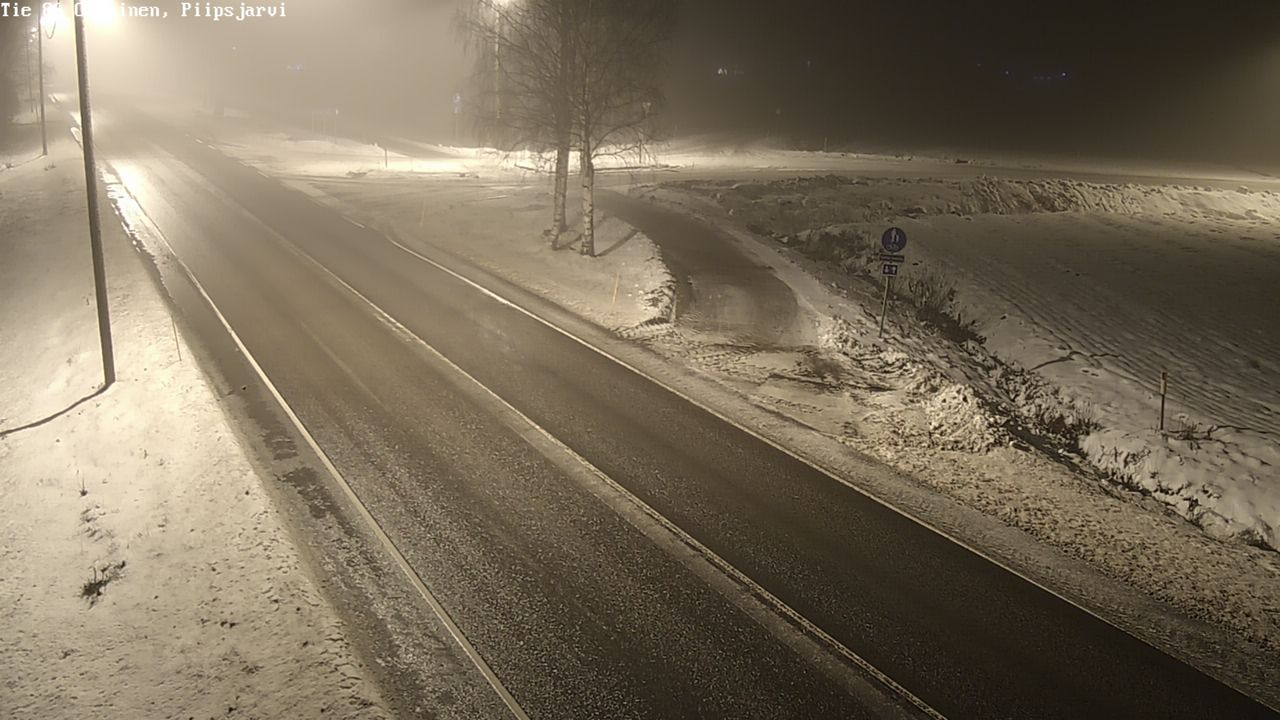 Weather Camera Image Road 86 Oulainen, Piipsjärvi, Oulainen, Pohjois-Pohjanmaa