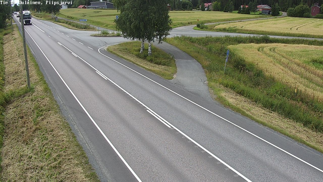 Weather Camera Image Road 86 Oulainen, Piipsjärvi, Oulainen, Pohjois-Pohjanmaa