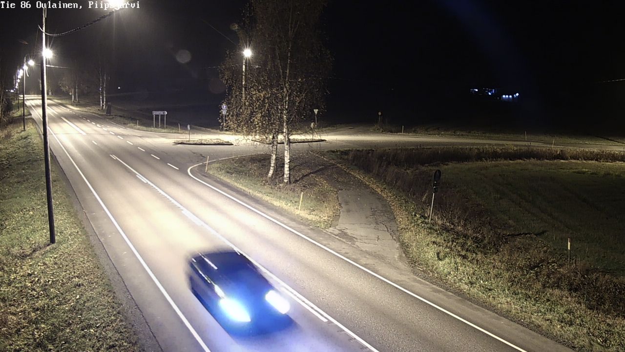 Kelikamerat Kuva Tie 86 Oulainen, Piipsjärvi, Oulainen, Pohjois-Pohjanmaa