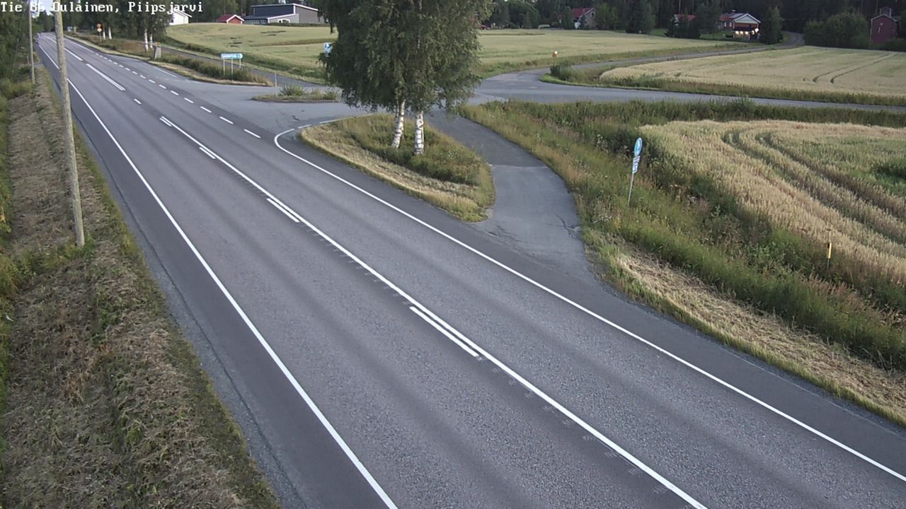 Kelikamerat Kuva Tie 86 Oulainen, Piipsjärvi, Oulainen, Pohjois-Pohjanmaa