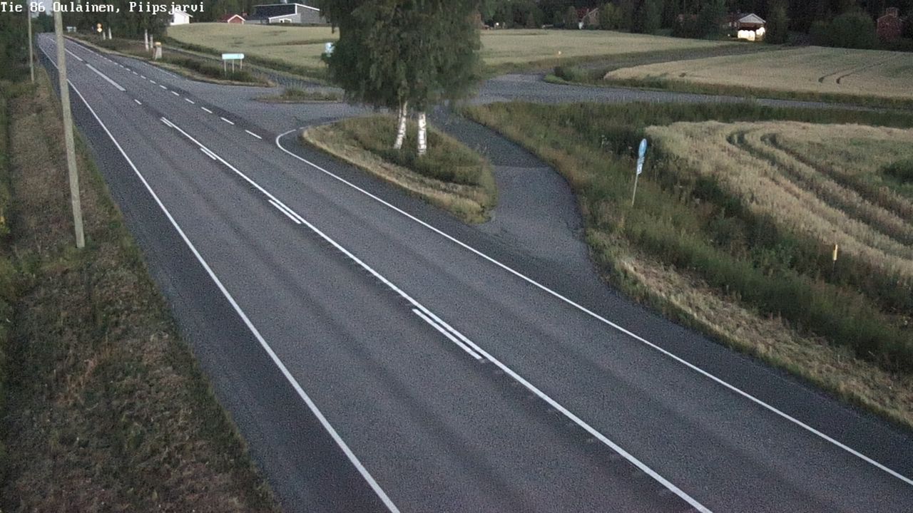 Kelikamerat Kuva Tie 86 Oulainen, Piipsjärvi, Oulainen, Pohjois-Pohjanmaa