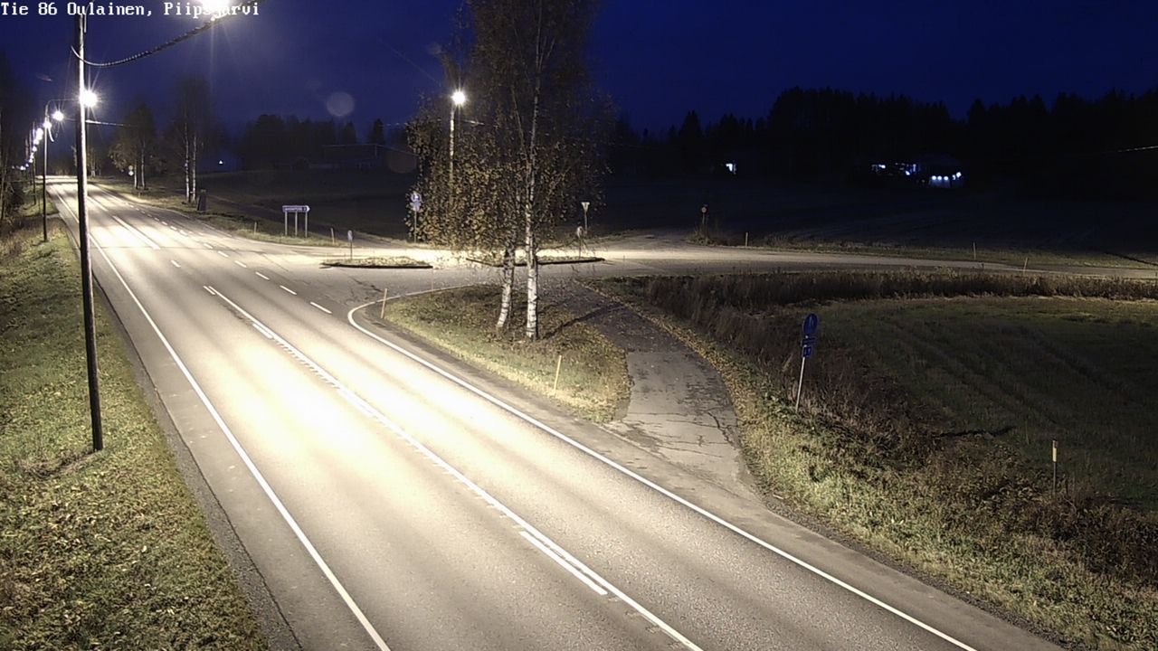 Kelikamerat Kuva Tie 86 Oulainen, Piipsjärvi, Oulainen, Pohjois-Pohjanmaa