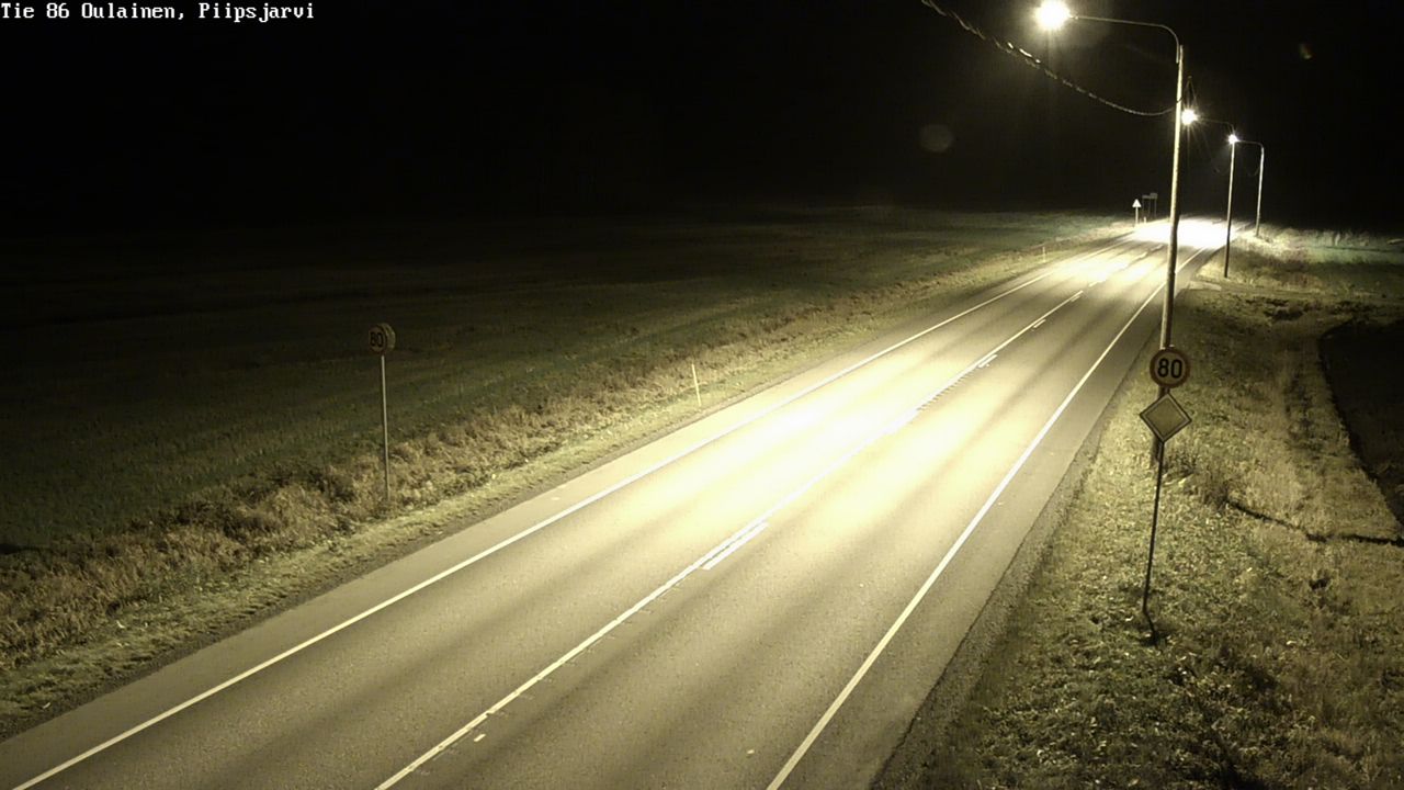 Kelikamerat Kuva Tie 86 Oulainen, Piipsjärvi, Oulainen, Pohjois-Pohjanmaa