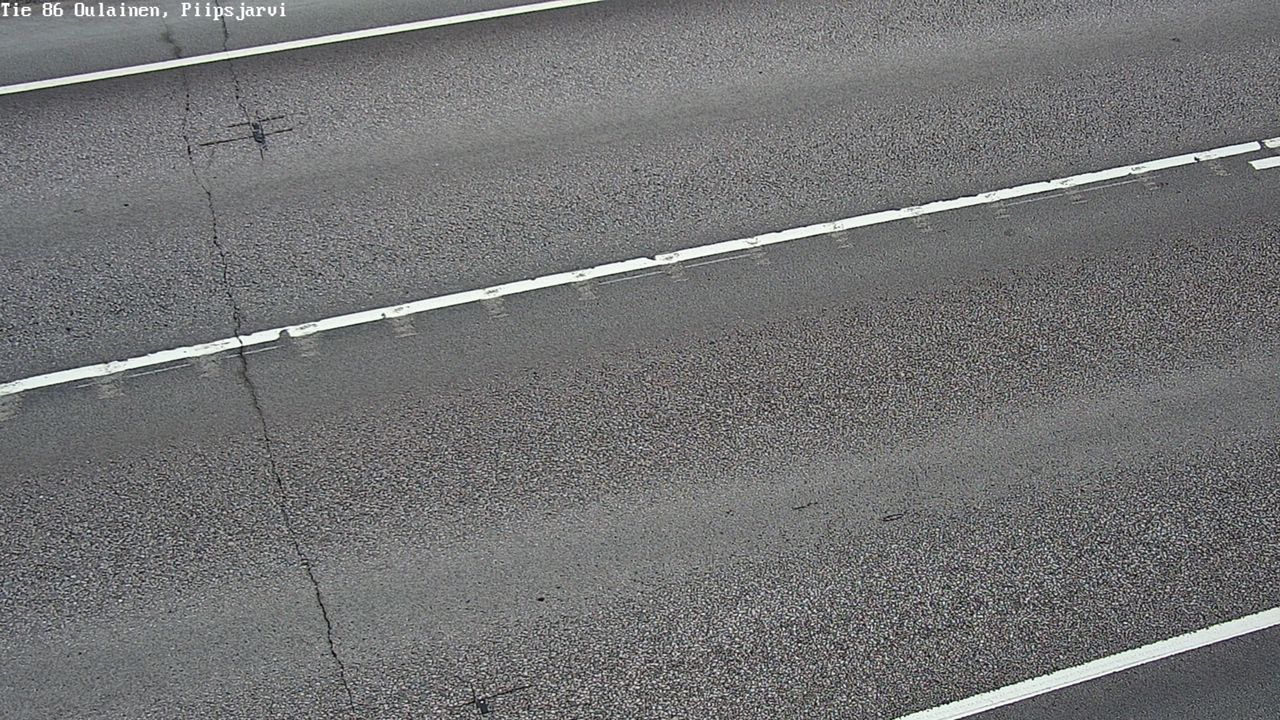 Weather Camera Image Väg 86 Oulais, Piipsjärvi, Oulainen, Pohjois-Pohjanmaa