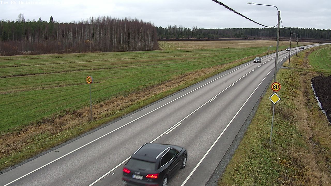 Kelikamerat Kuva Tie 86 Oulainen, Piipsjärvi, Oulainen, Pohjois-Pohjanmaa