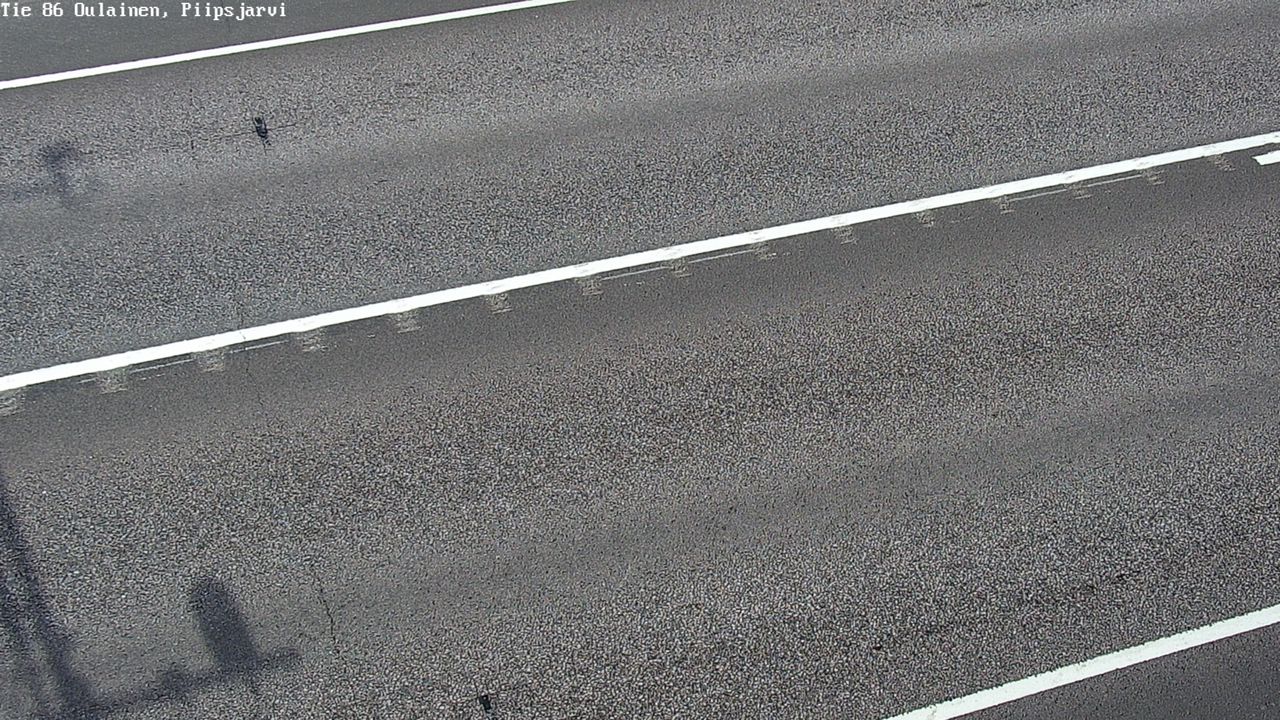 Weather Camera Image Väg 86 Oulais, Piipsjärvi, Oulainen, Pohjois-Pohjanmaa