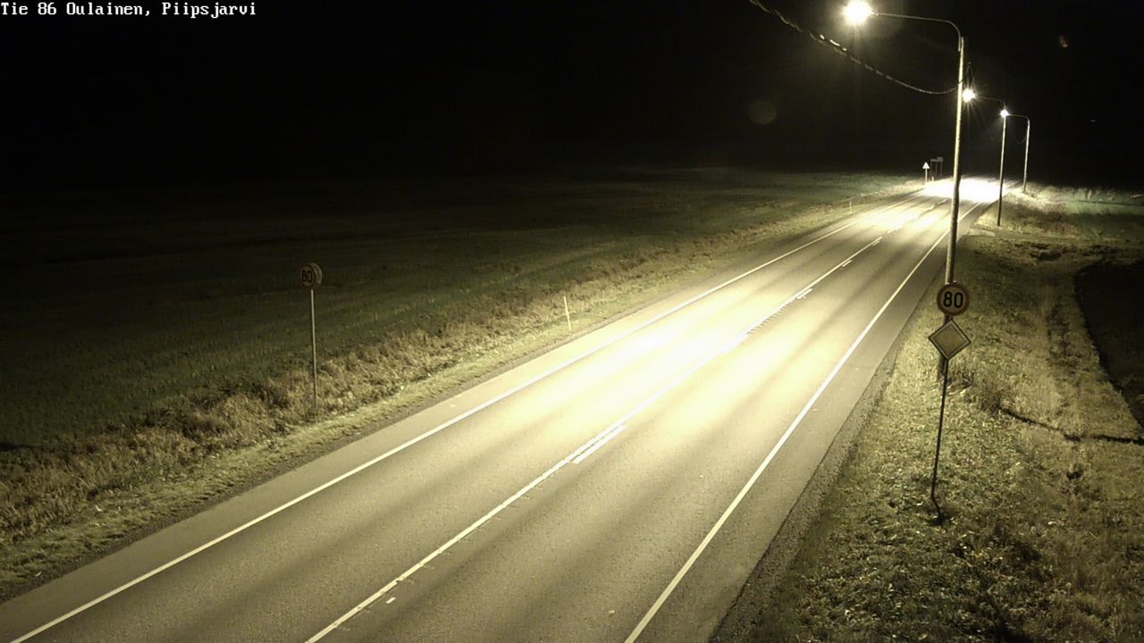 Kelikamerat Kuva Tie 86 Oulainen, Piipsjärvi, Oulainen, Pohjois-Pohjanmaa