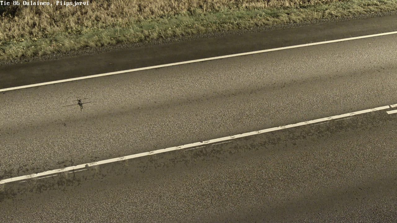 Kelikamerat Kuva Tie 86 Oulainen, Piipsjärvi, Oulainen, Pohjois-Pohjanmaa